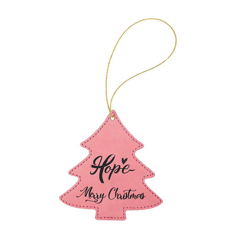 Laserable Leatherette Tree Ornament Laserable Leatherette Tree Ornament