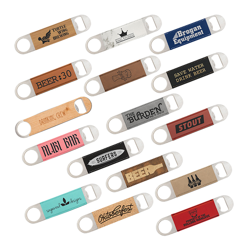 Laserable Leatherette Bottle Opener