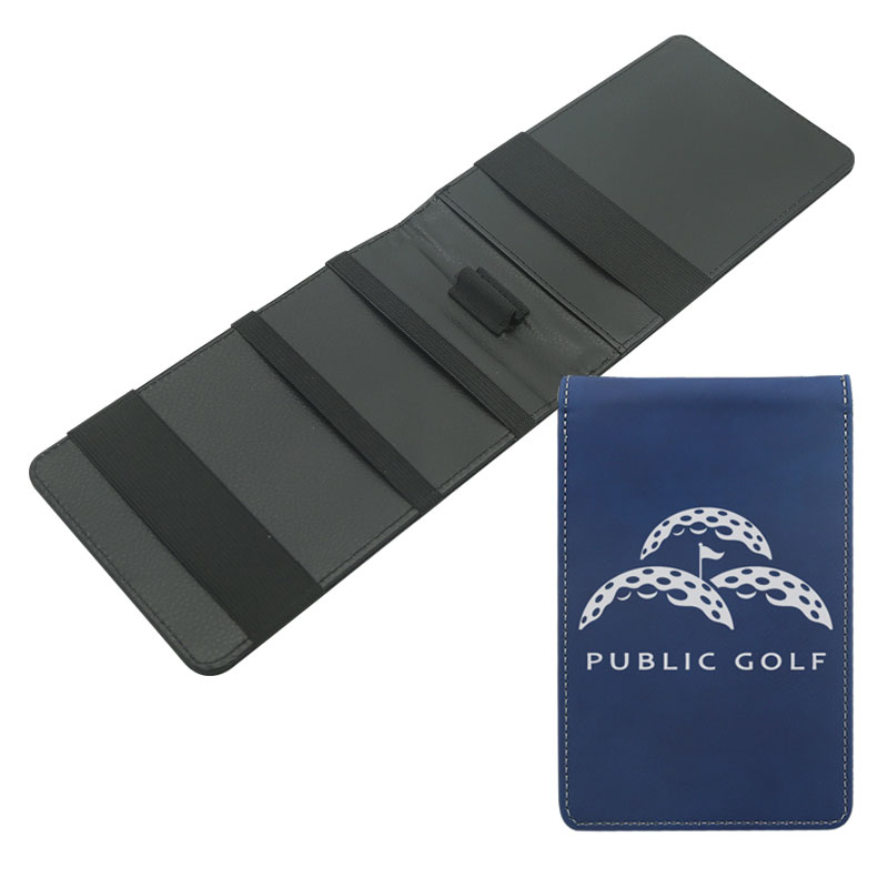 Laserable Leatherette Golf Scorecard Holder Laserable Leatherette Golf Scorecard Holder