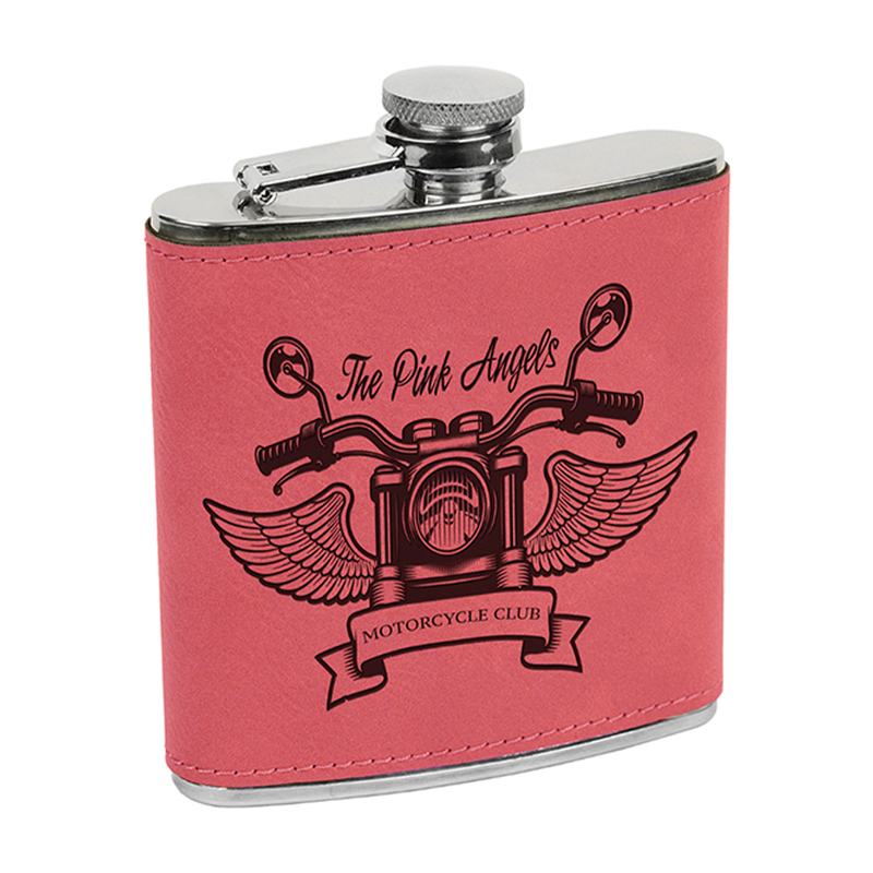Laserable Leatherette Flasks Laserable Leatherette Flasks