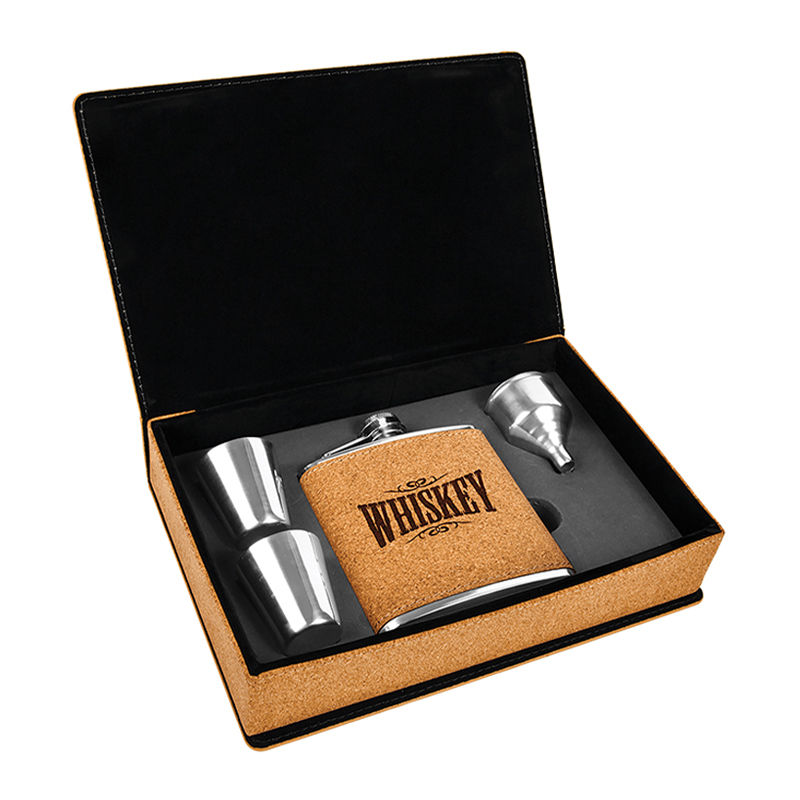 Leatherette Flask Sets Leatherette Flask Sets