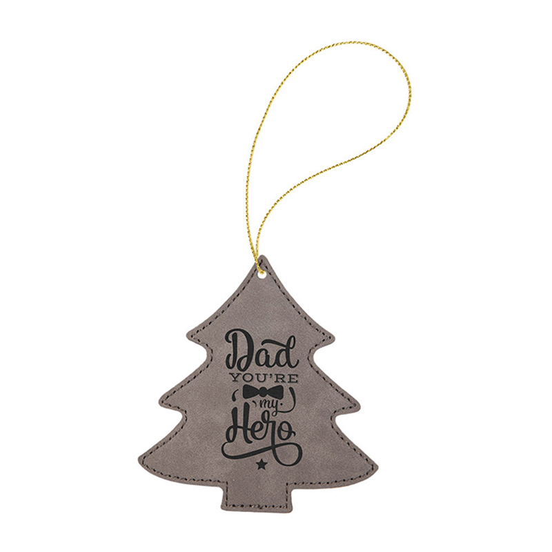 Laserable Leatherette Tree Ornament Laserable Leatherette Tree Ornament