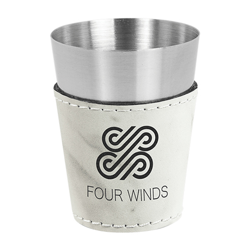 Leatherette Shot Glasses Leatherette Shot Glasses
