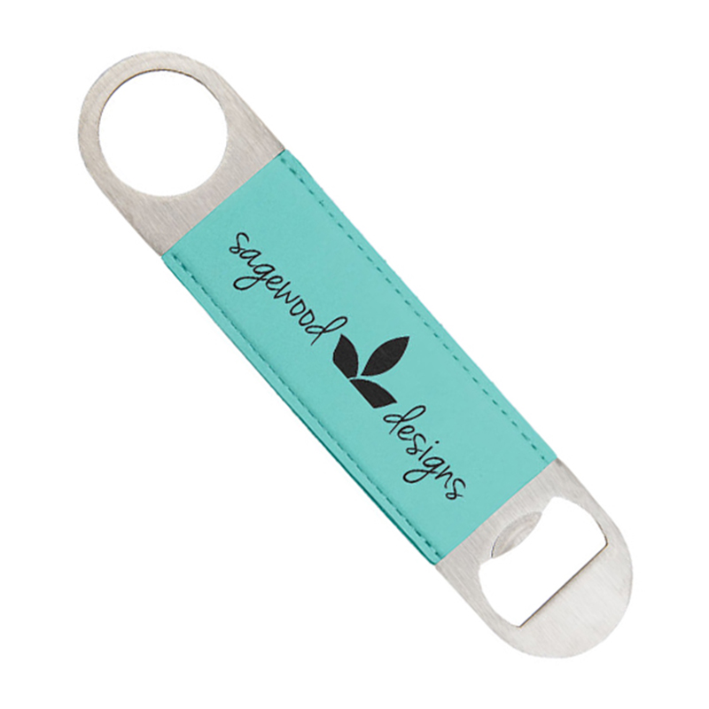 Laserable Leatherette Bottle Opener Laserable Leatherette Bottle Opener