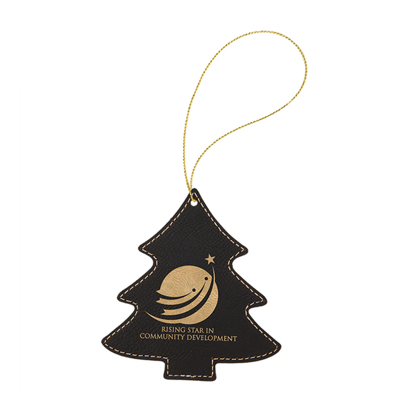 Laserable Leatherette Tree Ornament Laserable Leatherette Tree Ornament