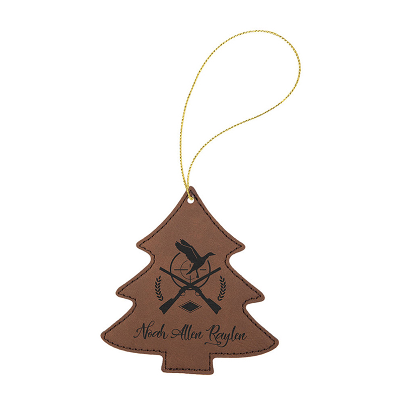 Laserable Leatherette Tree Ornament Laserable Leatherette Tree Ornament