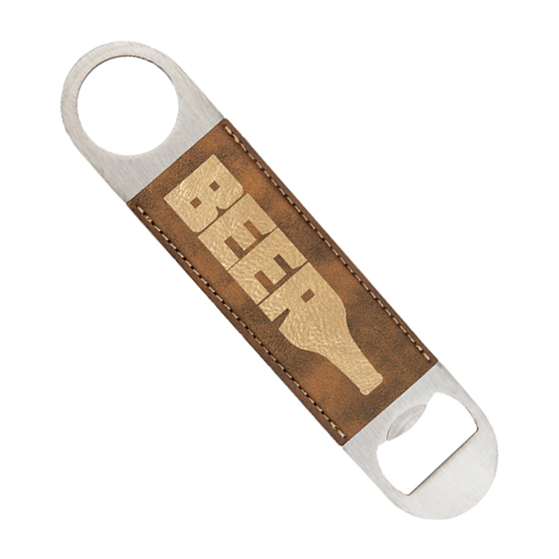 Laserable Leatherette Bottle Opener Laserable Leatherette Bottle Opener