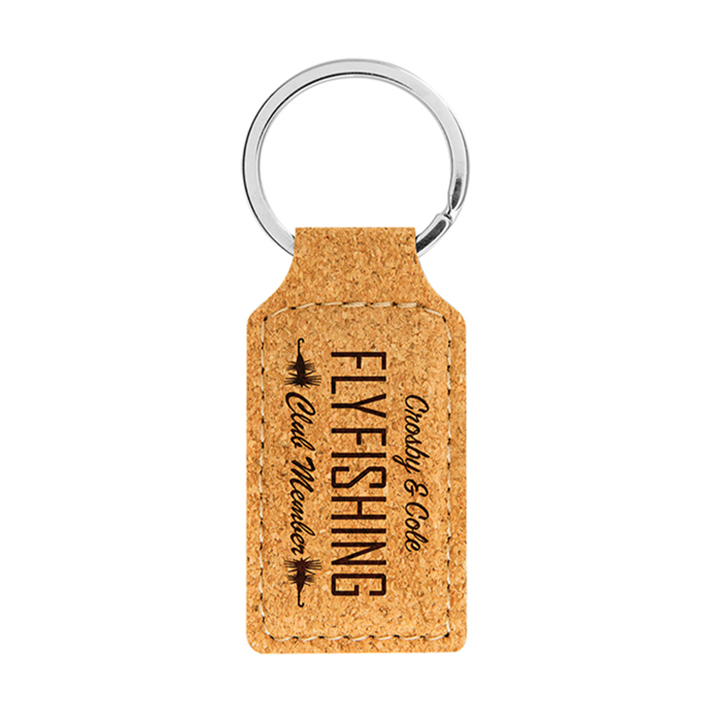 Laserable Leatherette Rectangle Keychain Laserable Leatherette Rectangle Keychain