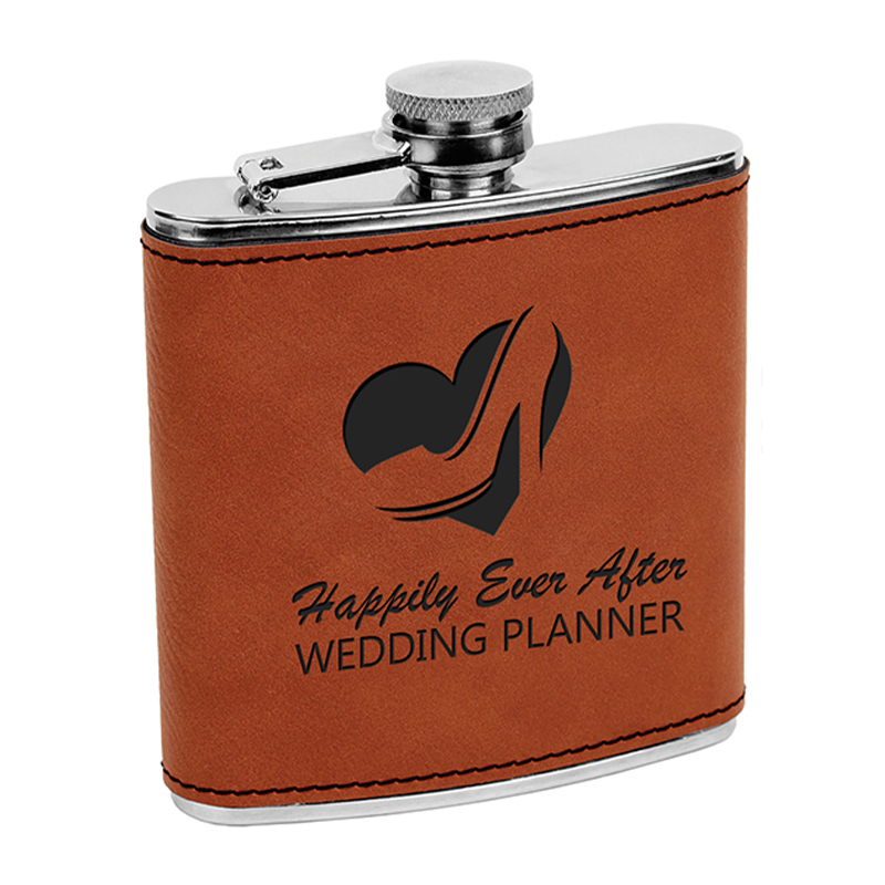 Laserable Leatherette Flasks Laserable Leatherette Flasks