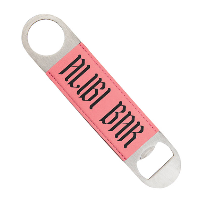 Laserable Leatherette Bottle Opener Laserable Leatherette Bottle Opener