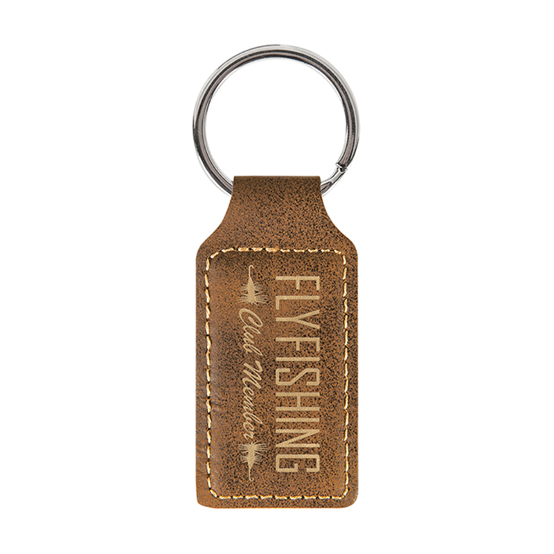 Laserable Leatherette Rectangle Keychain Laserable Leatherette Rectangle Keychain