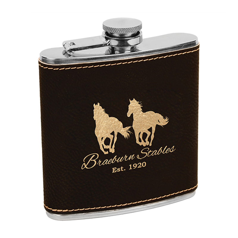 Laserable Leatherette Flasks Laserable Leatherette Flasks