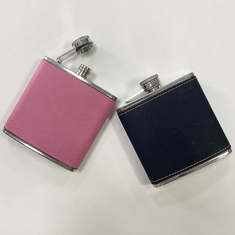 Laserable Leatherette Flasks Laserable Leatherette Flasks