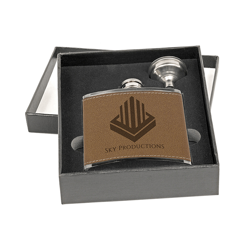 Leatherette Flask Sets Leatherette Flask Sets