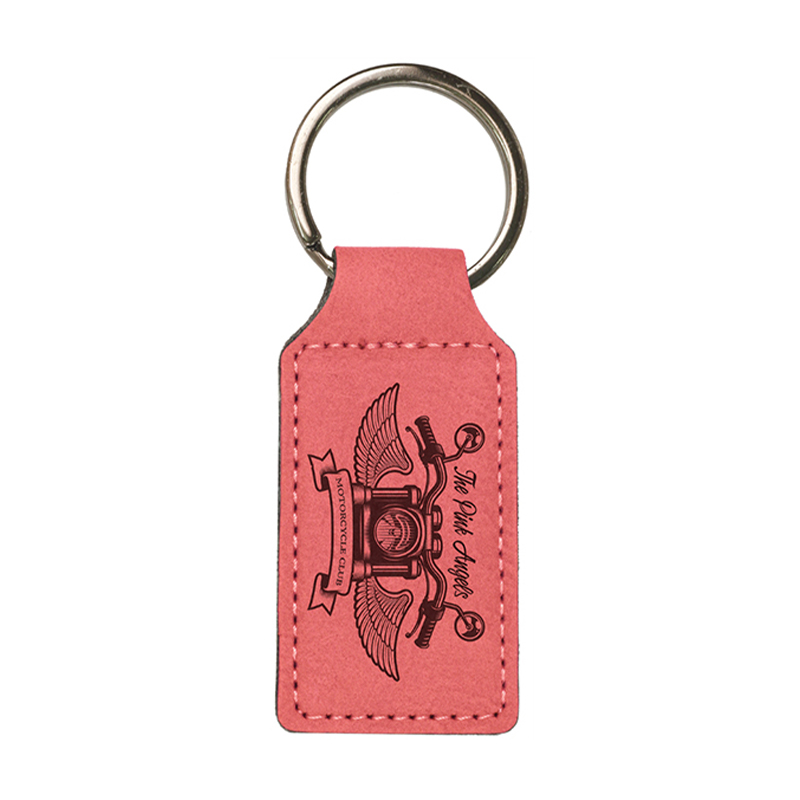 Laserable Leatherette Rectangle Keychain Laserable Leatherette Rectangle Keychain
