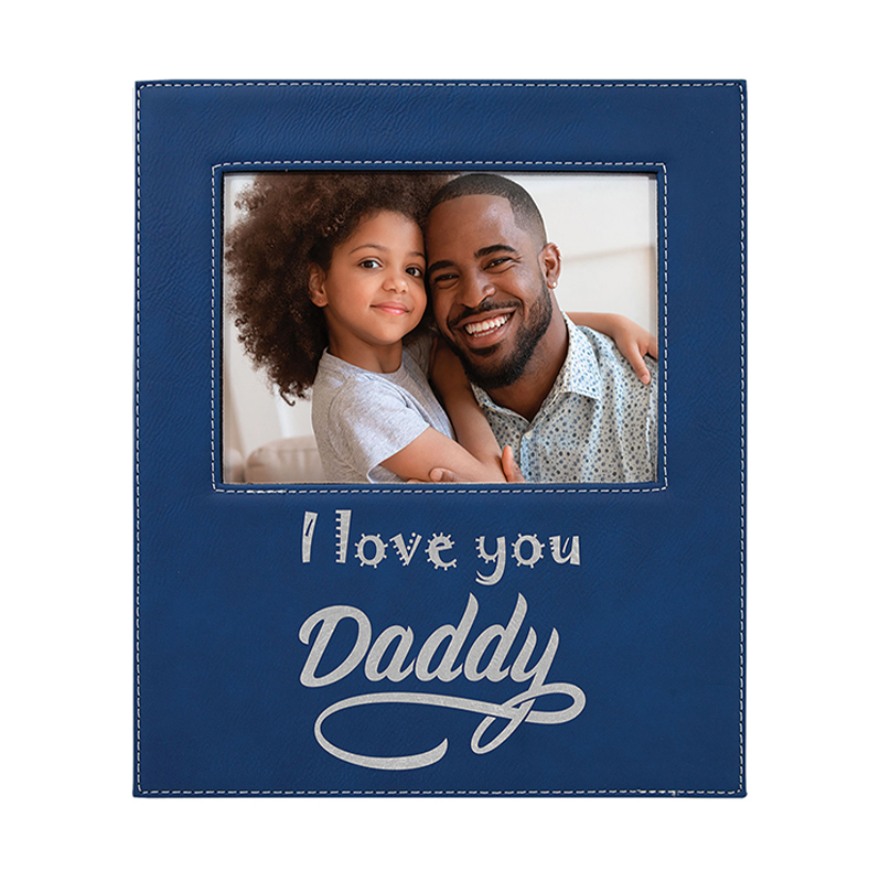 4' x 6' Leatherette Photo Frame with 4 1/4' x 7 7/8' Engraving Area 4' x 6' Leatherette Photo Frame with 4 1/4' x 7 7/8' Engraving Area