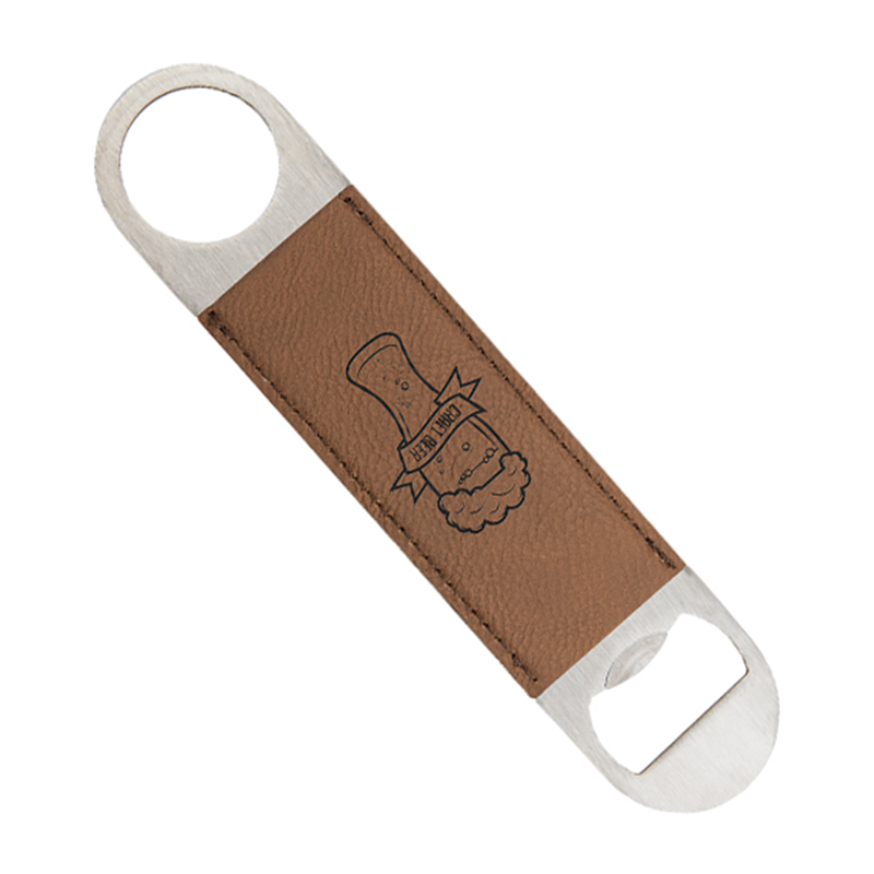 Laserable Leatherette Bottle Opener Laserable Leatherette Bottle Opener
