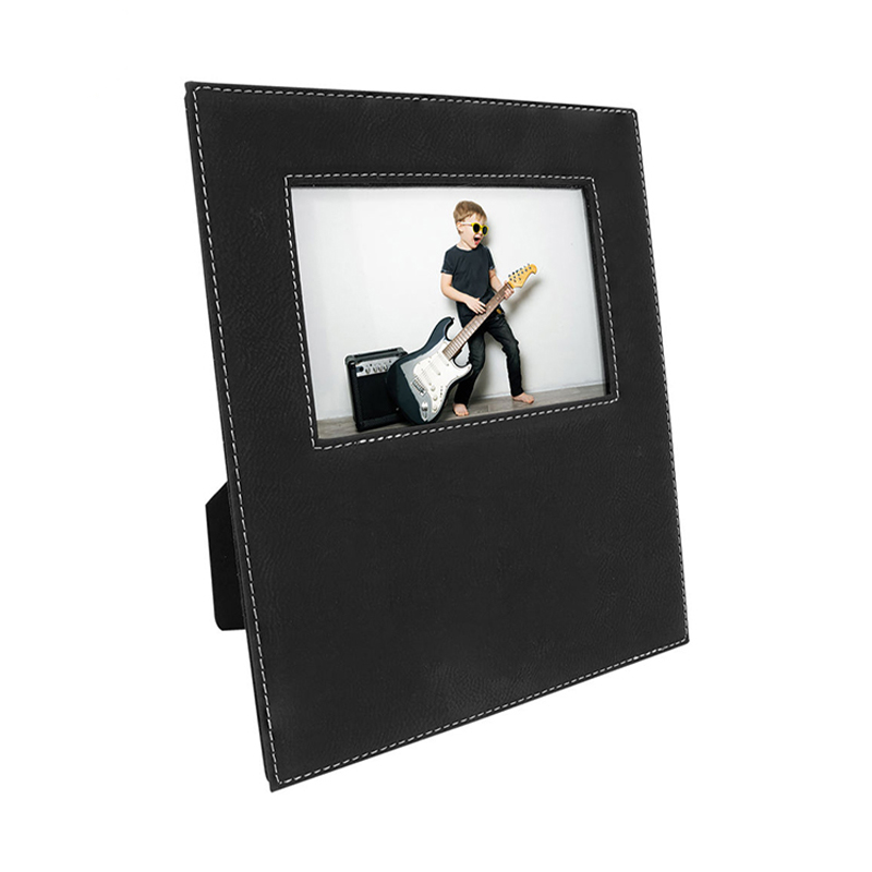 4' x 6' Leatherette Photo Frame with 4 1/4' x 7 7/8' Engraving Area 4' x 6' Leatherette Photo Frame with 4 1/4' x 7 7/8' Engraving Area