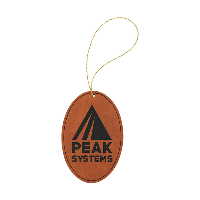 Laserable Leatherette Oval Ornament Laserable Leatherette Oval Ornament