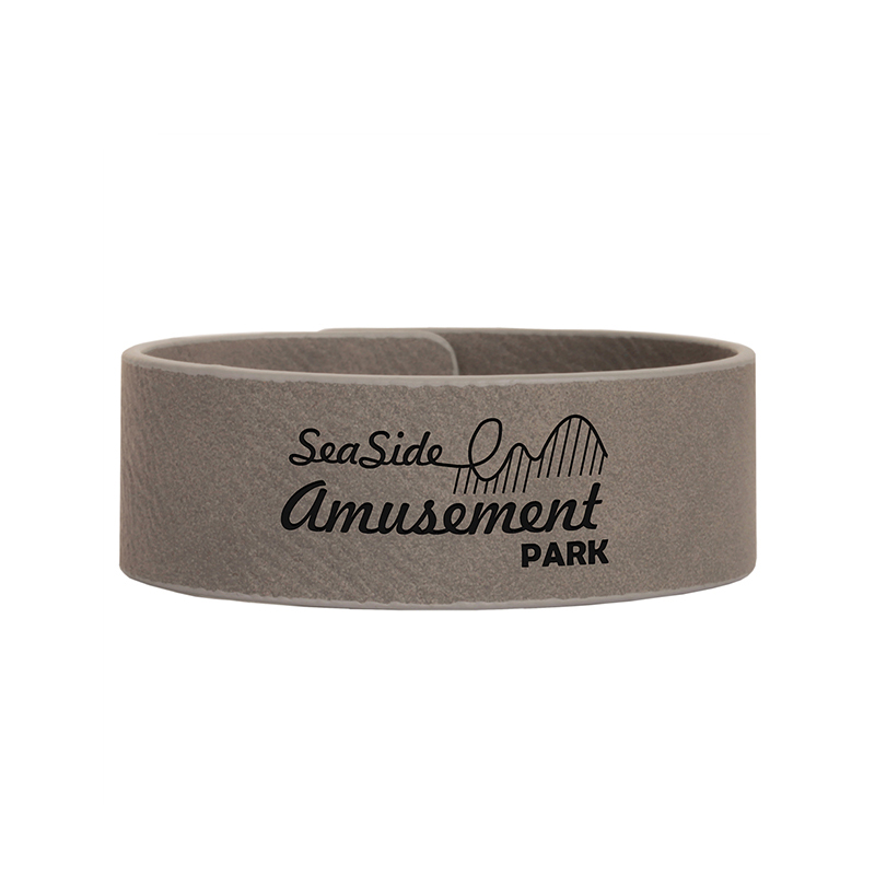 9 1/2' x 1' Laserable Leatherette Cuff Bracelet 9 1/2' x 1' Laserable Leatherette Cuff Bracelet