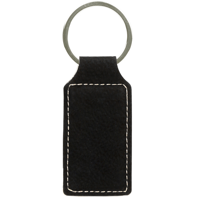 Laserable Leatherette Rectangle Keychain Laserable Leatherette Rectangle Keychain