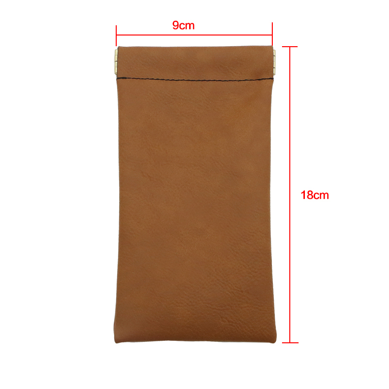 Laserable Leatherette Spring Pouch Bag Laserable Leatherette Spring Pouch Bag