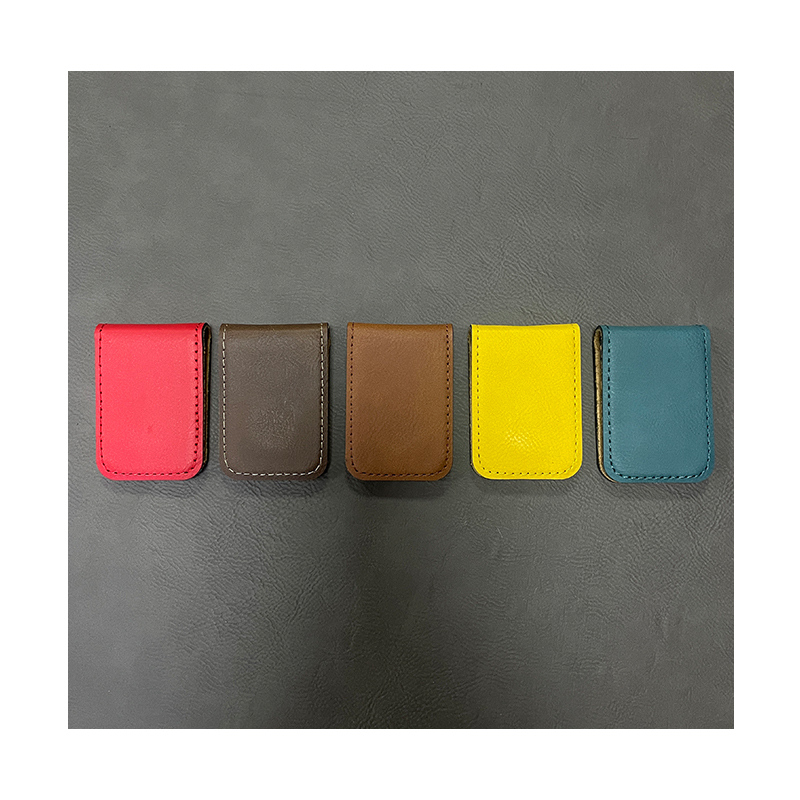 Laserable Leatherette Money Clip Laserable Leatherette Money Clip