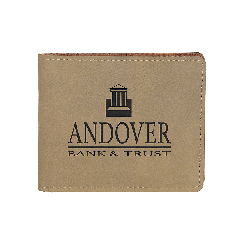 Laserable Leatherette Bifold Wallet Laserable Leatherette Bifold Wallet