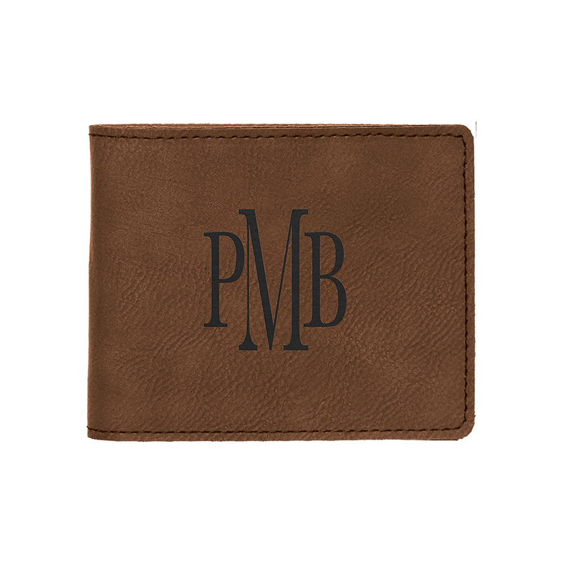 Laserable Leatherette Bifold Wallet Laserable Leatherette Bifold Wallet
