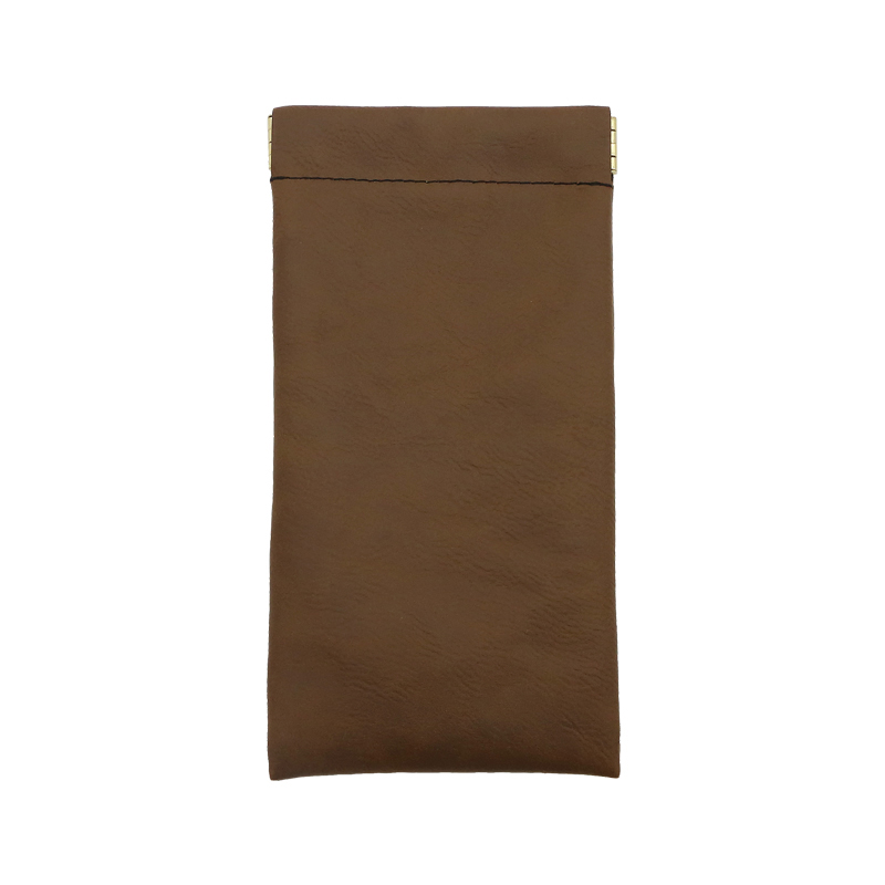 Laserable Leatherette Spring Pouch Bag Laserable Leatherette Spring Pouch Bag