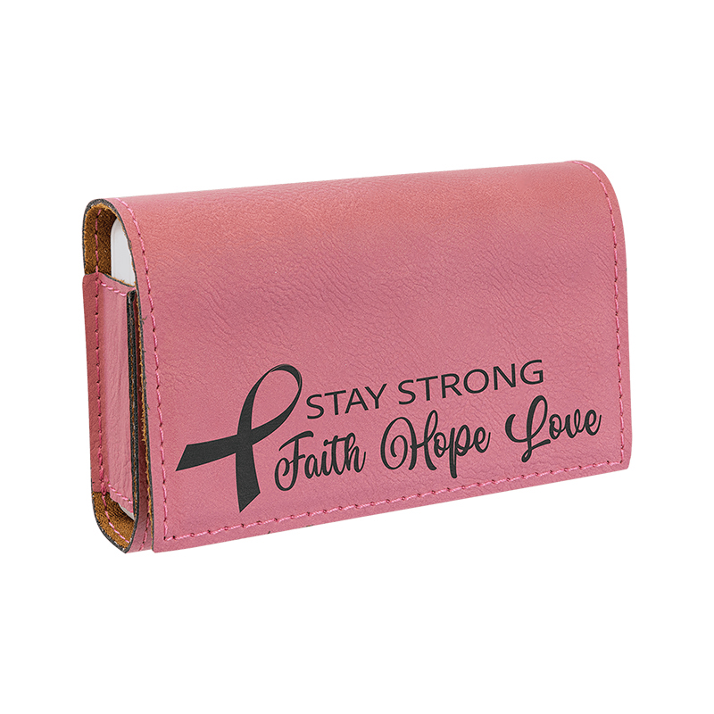 4 3/4' x 3 1/8' Laserable Leatherette Pill Box 4 3/4' x 3 1/8' Laserable Leatherette Pill Box