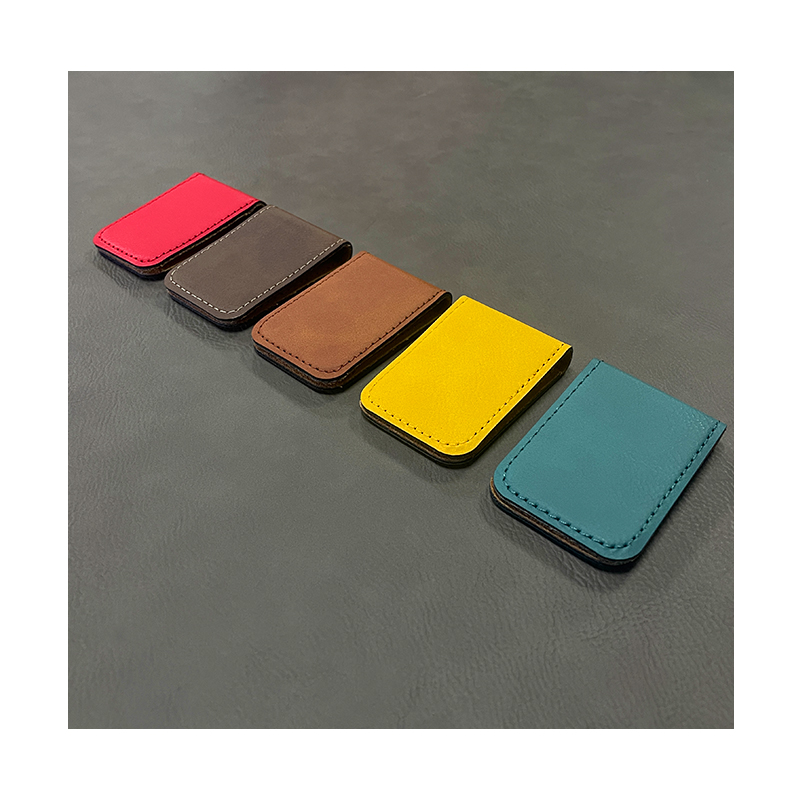 Laserable Leatherette Money Clip Laserable Leatherette Money Clip