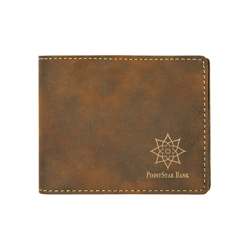 Laserable Leatherette Bifold Wallet Laserable Leatherette Bifold Wallet