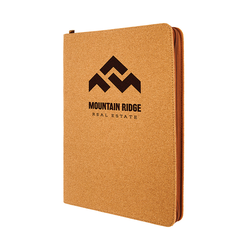 9 1/2' × 12'Leatherette Portfolio with zipper 9 1/2' × 12'Leatherette Portfolio with zipper