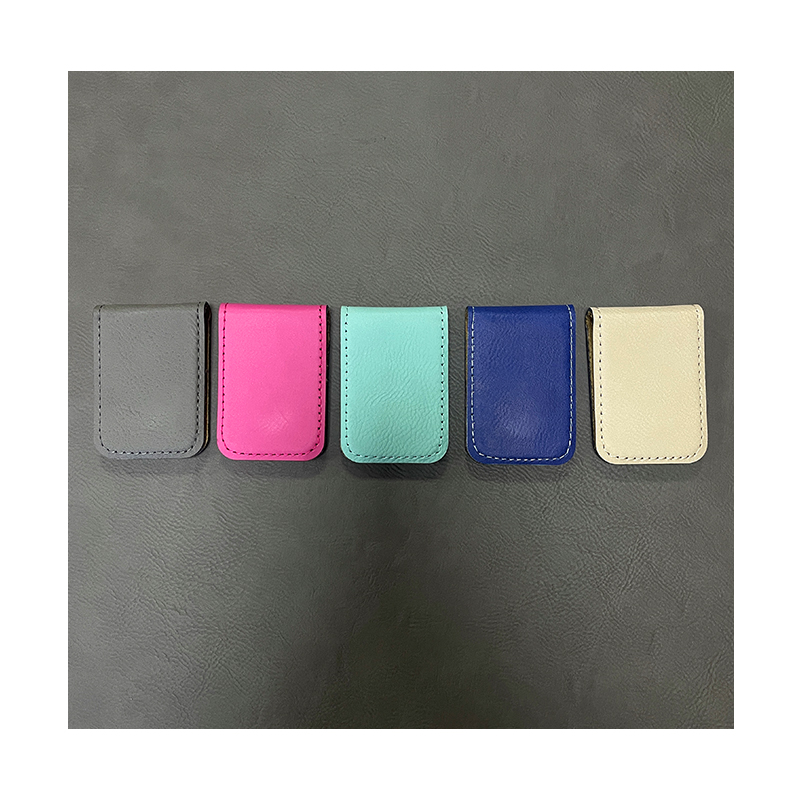 Laserable Leatherette Money Clip Laserable Leatherette Money Clip