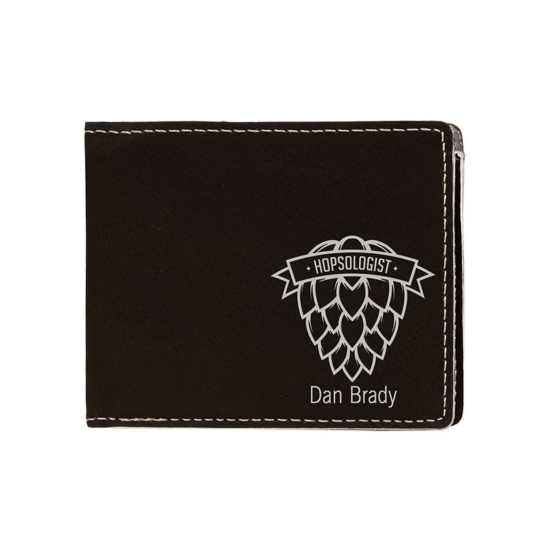 Laserable Leatherette Bifold Wallet Laserable Leatherette Bifold Wallet