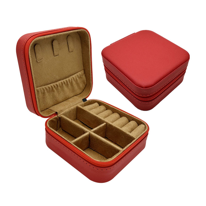 4×4 Laserable Leatherette Travel Jewelry Box with Black Lining 4×4 Laserable Leatherette Travel Jewelry Box with Black Lining