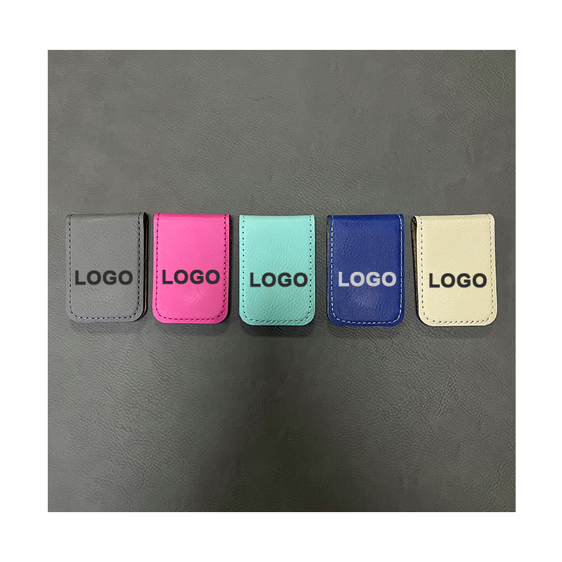 Laserable Leatherette Money Clip Laserable Leatherette Money Clip