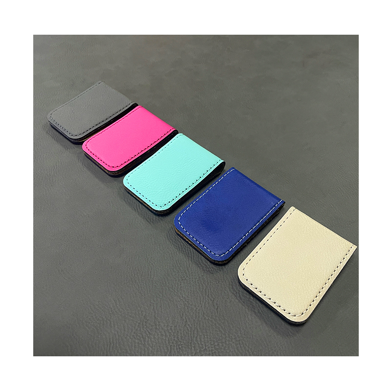 Laserable Leatherette Money Clip Laserable Leatherette Money Clip