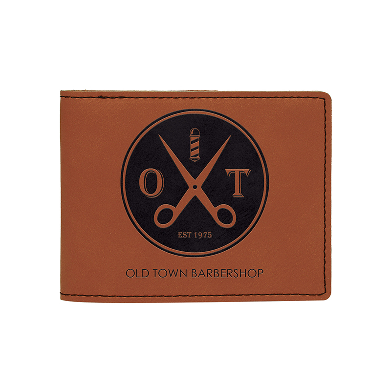 Laserable Leatherette Bifold Wallet Laserable Leatherette Bifold Wallet