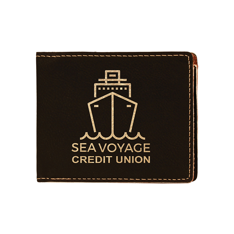 Laserable Leatherette Bifold Wallet Laserable Leatherette Bifold Wallet