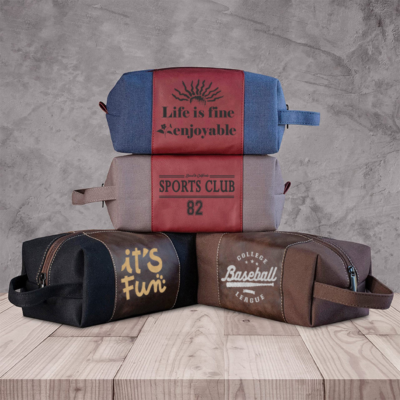 Laserable Leatherette Toiletry Bag Laserable Leatherette Toiletry Bag