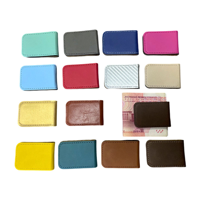 Laserable Leatherette Money Clip