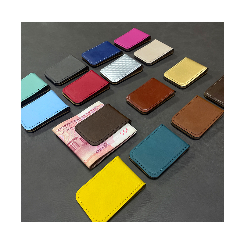 Laserable Leatherette Money Clip Laserable Leatherette Money Clip