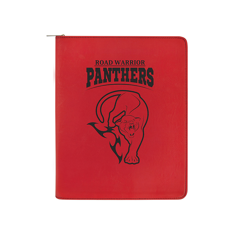 9 1/2' × 12'Leatherette Portfolio with zipper 9 1/2' × 12'Leatherette Portfolio with zipper