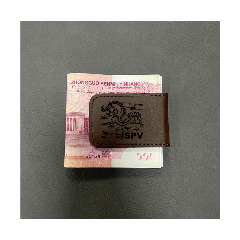Laserable Leatherette Money Clip Laserable Leatherette Money Clip