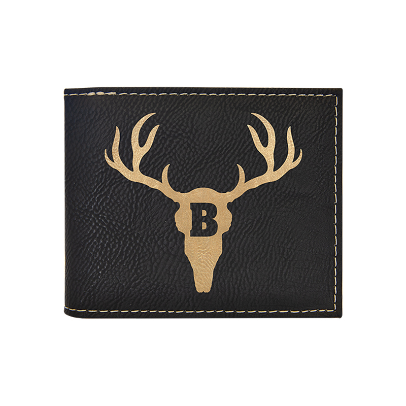 Laserable Leatherette Bi-Fold Wallet w/Flip ID Display Laserable Leatherette Bi-Fold Wallet w/Flip ID Display