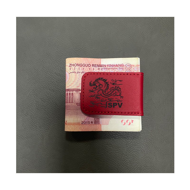 Laserable Leatherette Money Clip Laserable Leatherette Money Clip