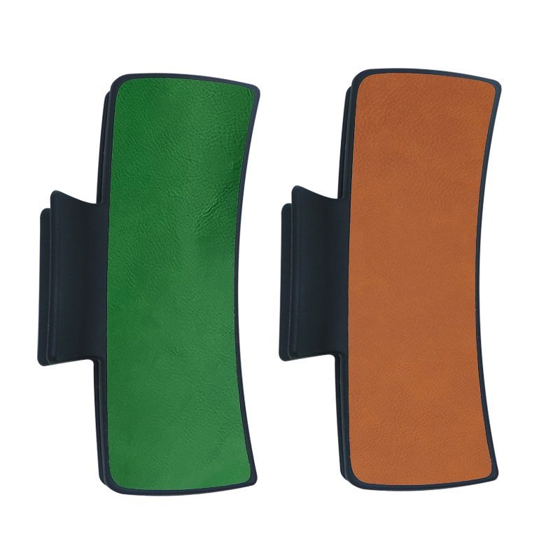 Laserable Leatherette Hair Clip Laserable Leatherette Hair Clip