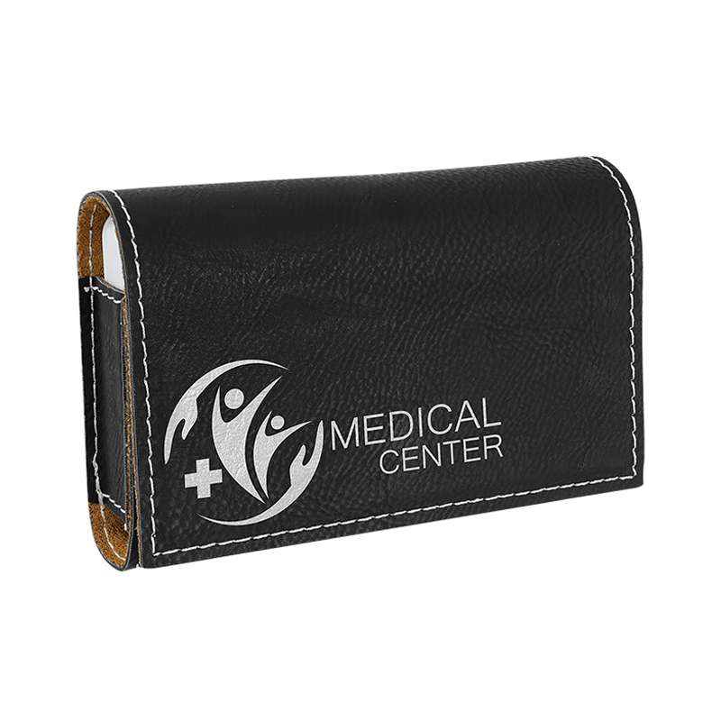 9 3/4' x 2 1/2' Laserable Leatherette Pill Box 9 3/4' x 2 1/2' Laserable Leatherette Pill Box